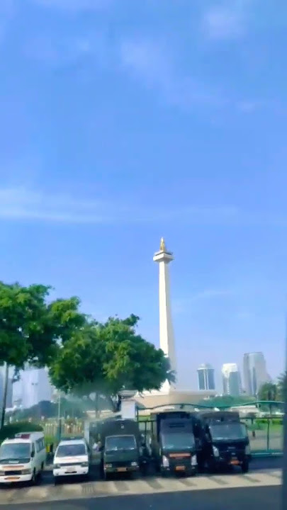 #shortvideo #jakarta . walking around to see Monas in Jakarta