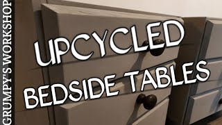 Upcycling some bedroom bedside tables/cabinets @GrumpysWorkshop4
