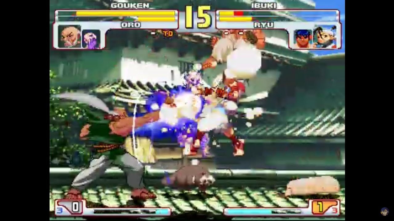 (pc: mugen) Street Fighter III 3rd Strike (Gouken & Oro) Gouken Ending