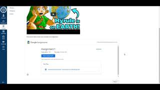 Submitting a Google Assignment in Canvas