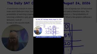 The Daily SAT Challenge Monday August 24, 2026