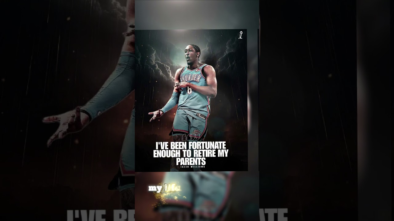 Jalen Williams’s retiring his parents  