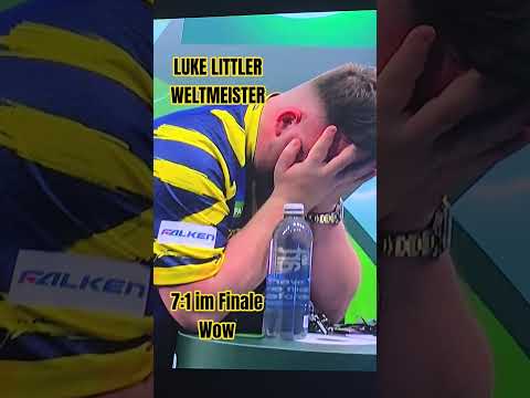 luke littler weltmeister dart wm wow glückwunsch world champion of darts