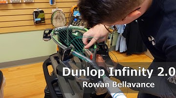 Time Lapse: How to String a Dunlop Infinity 2.0 Squash Racquet