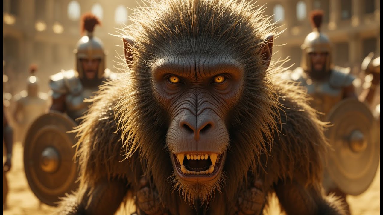 Gladiators vs Rabid Monkeys – The Wildest Fight in Gladiator