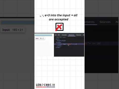 HTML Number Input