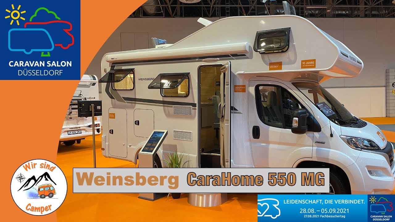 Kompaktes Wohnmobil mit Alkoven | Weinsberg CaraHome 550 MG | Caravan Salon 2021