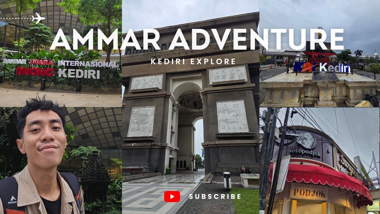 Solo Taveling to Kediri : Bandara Dhoho, Simpang Lima Gumul, and Exploring Kediri 🛩️  (First Vlog)