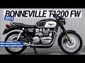 2024 triumph bonneville t120 jet black fusion white new benchmark in the retro motorcycle category