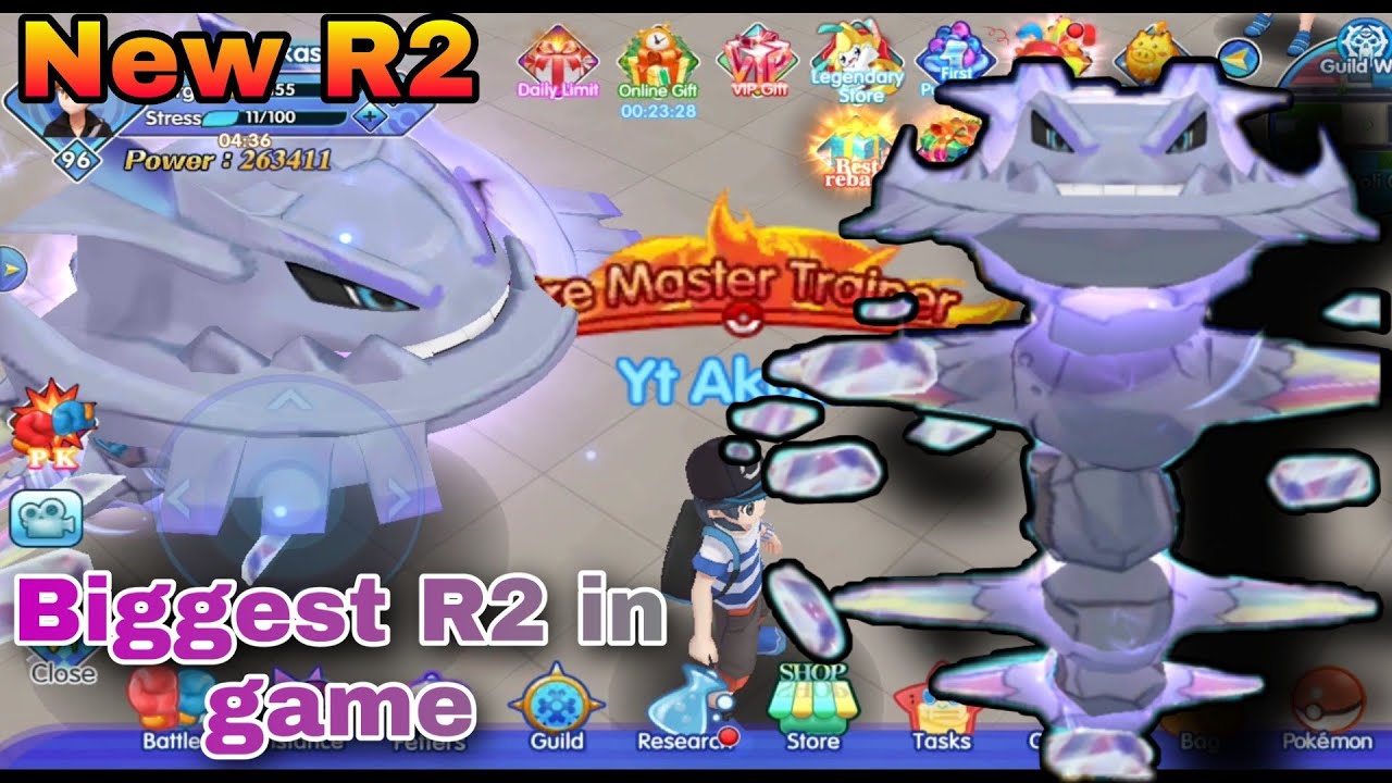 I made the biggest mega R2 in game // Pokemon sun and moon // Mons ...