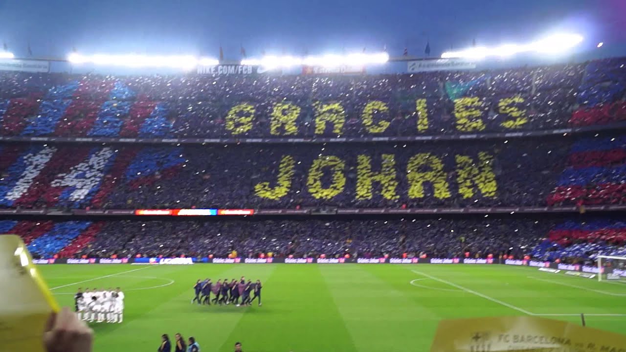 Mosaico a Johan Cruyff - El Clásico Barcelona vs Real ...