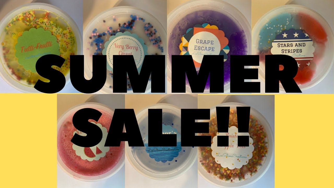 SUMMER SLIME SHOP SALE