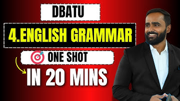 English Grammar |Dbatu|Communication Skills|One Shot|Pradeep Giri Sir