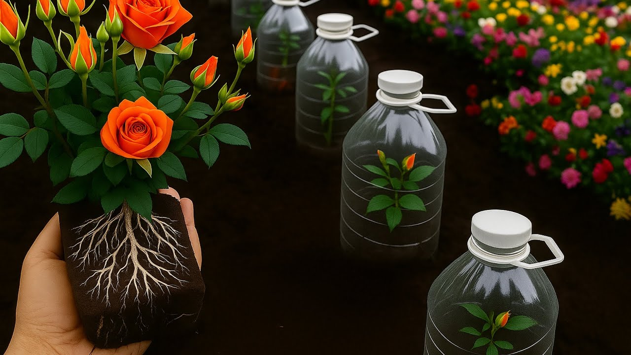 Revealing the secret to easily and 100% effectively propagating roses