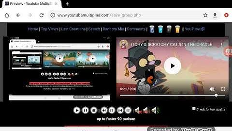 Up to faster 90 parison