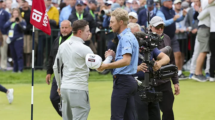2022 U.S. Open, 72nd Hole: Fitzpatrick and Zalator...