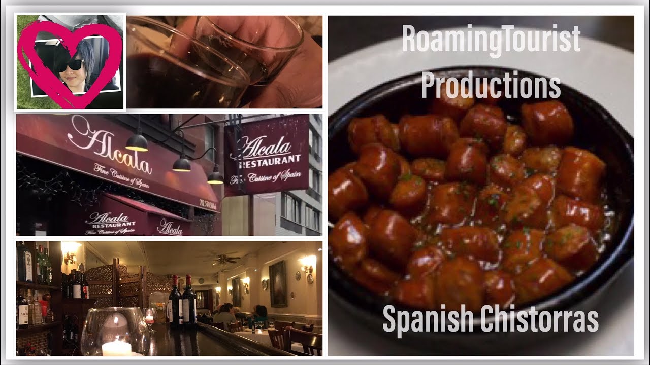 Chistorras Sizzling Spanish Sausage Alcala Restaurant New York City | New York City Vlog Episode 12