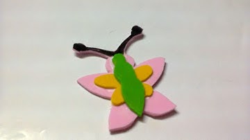 How To Create Cute Foam Butterfly For Kids - DIY Crafts Tutorial - Guidecentral