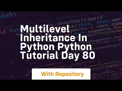 Multilevel inheritance in