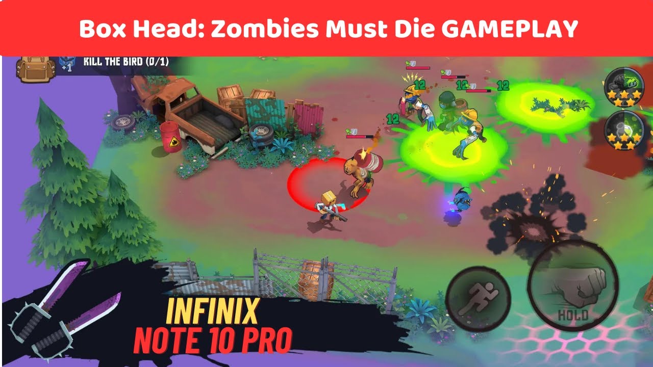 Box Head Zombies Must Die Gameplay on Android/iOS Infinix Note 10