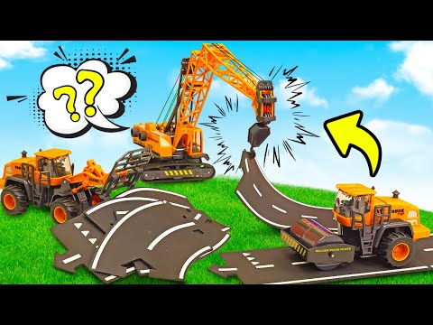Видео: Машины помощники — Делаем дорогу от автовокзала в аэропорт! Развивающие игры и видео для детей