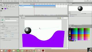 Flash Cs6 AS 3.0 Animasyon Örnekleri 14 (Ease, Rotate, Motion Tween)