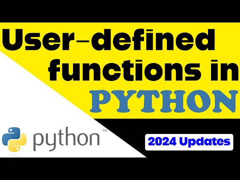 User-Defined Functions in Python | Learn Python for Free