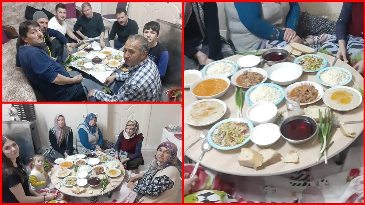 KARDEŞLERİMİ İFTAR YEMEĞİNE ÇAĞIRDIM!! UŞAK BOZKUŞ KÖYÜNDEKİ MEŞHUR YEMEKLERİNİ YAPTIM♨