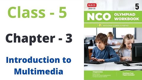 ICSO - International Computer Science Olympiad | Class - 5 | C - 3 | Introduction to Multimedia