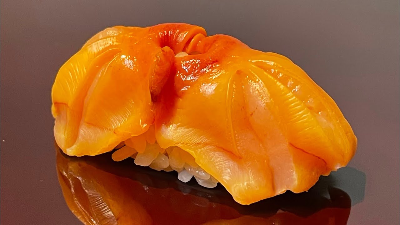 赤貝のさばき方・開き方・仕込み方・築地すしOmakase・赤貝のひもの仕込み方・ark shell (akagai)・