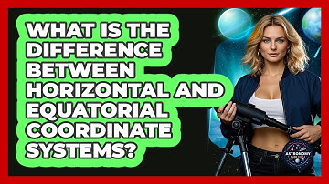 What Is The Difference Between Horizontal And Equatorial Coordinate Systems? - Astronomy Made Simple