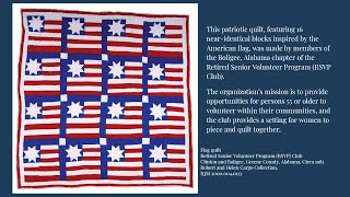 First Friday Fun: Flag Quilts