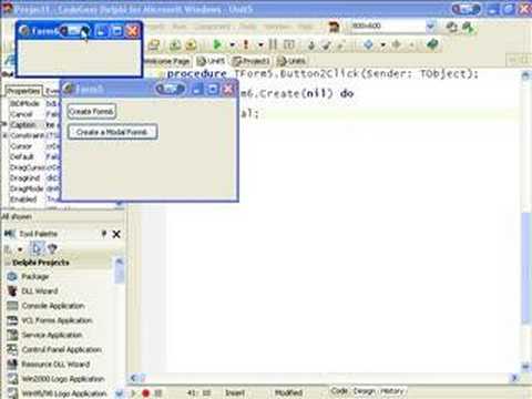 Delphi Programming Tutorial #26 - Form Creation