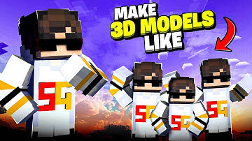 Make Your Minecraft Character Modeling In Mobile And PC | #minecraft