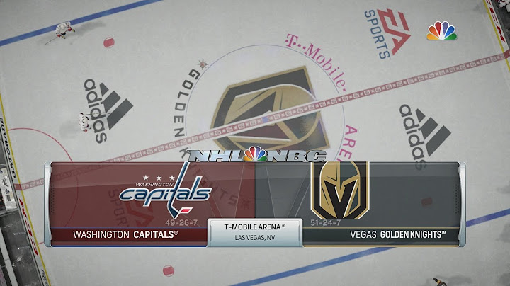 NHL 19 - 2018 Stanley Cup Finals: Washington Capitals v Vegas Golden Knights [1080p 60FPS HD]