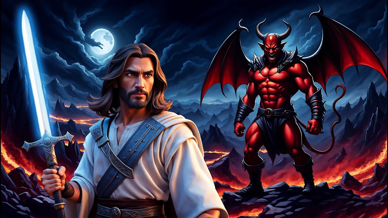 Jesus VS Satan | AI Animation - YouTube