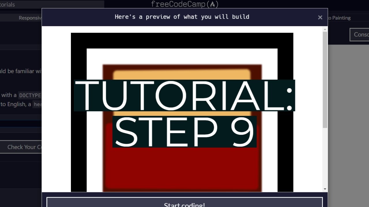 freeCodeCamp | Learn CSS Box Model | Rothko Painting: Step 9