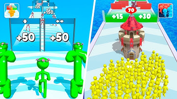 🏆 Tall man + Count master Walkthrough Top Game Relax & Satisfying Mobile Gaming  (iOS,Android)