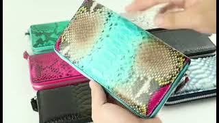 Famous Genuine python leather wallet, any interesting WhatsApp Maggie +8615814275058 Net Worth