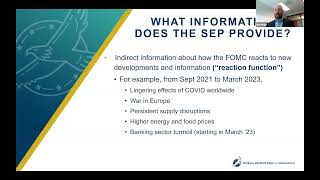 Conversations with the Fed: Understanding the FOMC’s Summary of Economic Projections