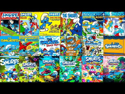 The Evolution Of THE SMURFS Games 1982 2024