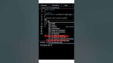 Print alphabets from 