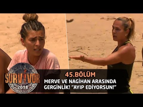 Merve ve Nagihan oyun sırasında gerildi! \