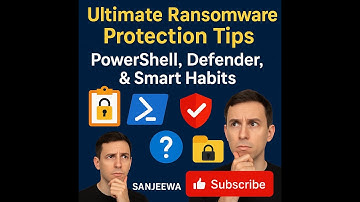 ✅🔥🔥 Ultimate Ransomware Protection Tips | PowerShell, Defender, & Smart Habits 🔥🔥🔥