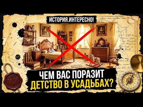 The Myth of a "Golden Childhood" on Noble Estates: The Real Life of Heirs in the Russian Empire!