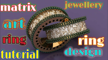 matrix art ring tutorial/jewellery matrix 7 8 9 ring design/ring tutorial/cad cam jewellery design
