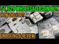 $1,629 Wholesale Rare Coin Buy Review &amp; Unboxing - BETTER COINS &amp; BIG FINDS