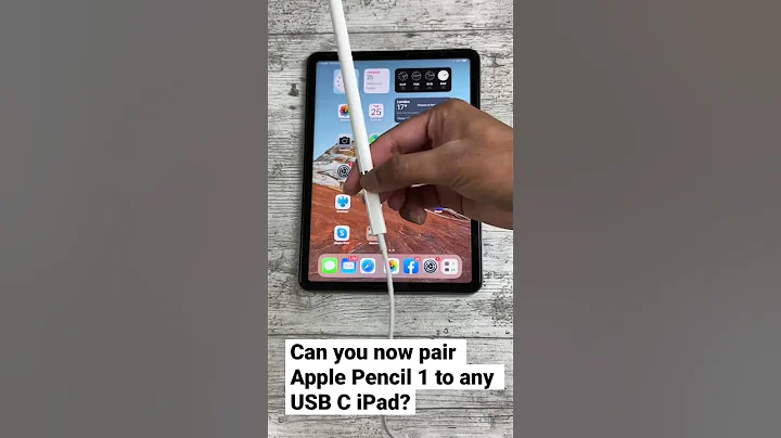 Can you now pair Apple Pencil 1 to any USB C iPad? 🤔 - 天天要聞