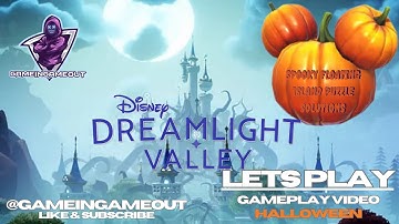 Disney Dreamlight Valley - Halloween Floating Island Zero Fox Puzzle
