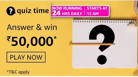 Amazon Quiz Answers Today | 25 August  2021